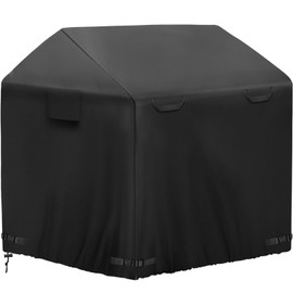 Iceberg Elf Large Outdoor Playhouse Cover,80" L X 55" W X 63" H,Black,Waterproof, Sun Protection Dust,640D Heavy Duty Oxford Fabric,kids Playhouse Year-Round Protective Covers