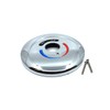 Symmons SC-144 Safetymix Escutcheon Replacement Kit, Polished Chrome