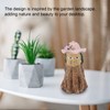 Garden Style Tabletop Ornament Tree Stump Man Exquisite Resin Figurines
