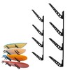 StoreYourBoard Adjustable Surfboard Storage Rack, 4 Board Wall Mount Display,