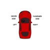 WLLW Mirror Glass for fit for Volvo 2008-2013 C30 C70