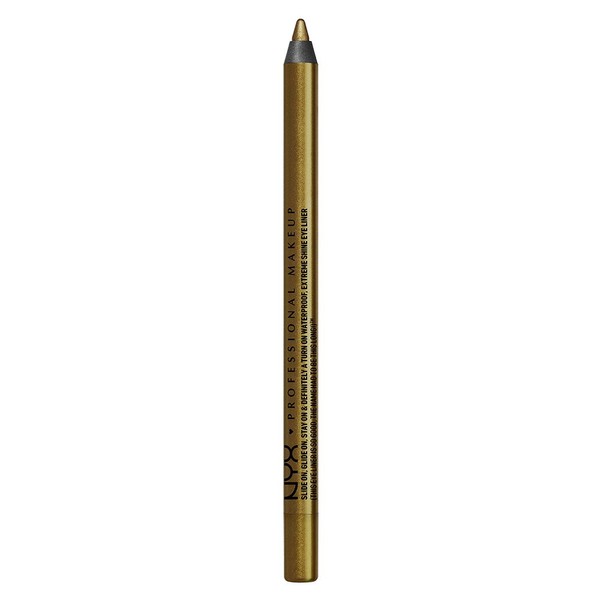 NYX PROFESSIONAL MAKEUP Slide On Pencil, Waterproof Eyeliner Pencil - Golden Olive