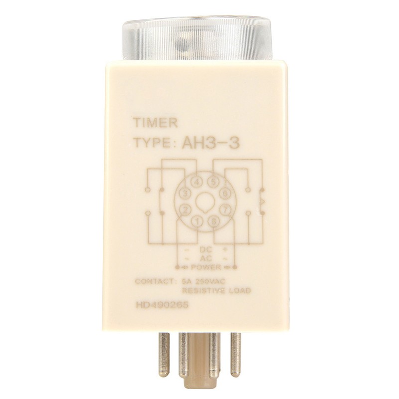 AH3-3 Power on Delay Timer Time Relay AC 220V 50/60Hz(60S)