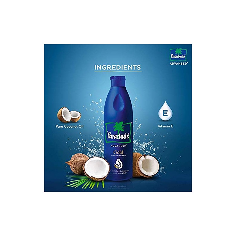 Parachute Advansed Gold Coconut Hair Oil, 280 ml