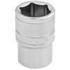 Draper 16608 1/2" Square Drive 6 Point Socket, 18mm Size