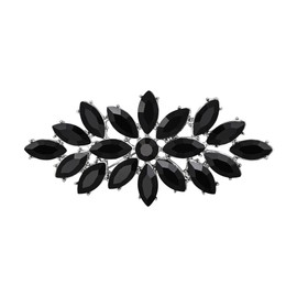 EVER FAITH Corsage Brooch Clear Marquise Austrian Crystal Wedding Booming Flower Brooch Pin for Clothing -1.6 Inches, Crystal, Crystal