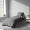Visaggio Reversible Microfibre Bed Linen 135 x 200 cm Grey