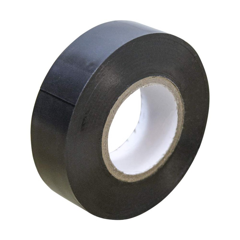 Faithfull FAITAPEPVCBK Black PVC Electrical Tape 19 mm x 20