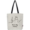 hello-bags Women's B-003-Neverstop Tote Bag, Ecru, Ecru