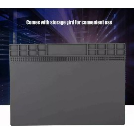 Kingsdun Heat Insulation Silicone Desk Pad Mat Soldering Repair Maintenance Work Platform