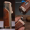 OLDENDO Torch Lighter Triple Jet Flame Cigar Lighter with Gas