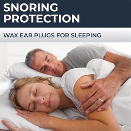 PQ Tapones de Cera para Dormir - 15 Tapones de Cera de Silicona para Dormir y Nadar, de Gel para los Oídos para Cancelación de Ruido & Protección para los oídos, con bloqueo de sonido nivel 32 Db (15 unidades)
