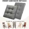 baibu Set of 2 Non-Slip Rocking Chair Cushion, Dual-Layer Patent