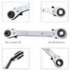 gohantee Refrigeration Ratchet Wrench 4 Different Sizes - 1/4 x