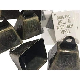 24 Ring The Bells Wish Them Well Wedding Mini Kissing Cowbells Reception Party
