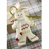 Lenox Ornament, 2025 Gingerbread with Stocking Ornament, Made from Porcelain,