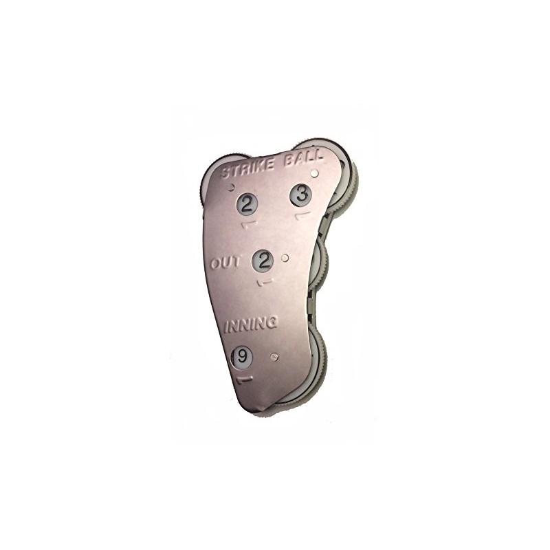 MPowered Baseball Four Function Angular Umpire Indicator, Metal (Dial Color