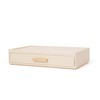Francfranc Franc Stacking Jewelry Box Ring Earrings White