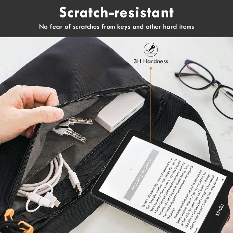 TiMOVO 3 Pack Anti-Glare Screen Protector Designed for All-New Kindle
