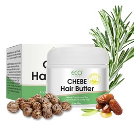 AKBAN Natural Chebe Butter for Hair Growth for Deep Moisturization Scalp, Stronger, Longer, Thicker Hair, for All Hair Types, Men & Women