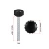 uxcell M4 x 40mm Metric Male Thread Knurled Clamping Knobs