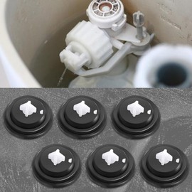 Guegine 6 x Siamp Diaphragms Inlet Float Valve Washer, Rubber for Duravit Laufen Twyford 95/95L/99T/99B/99 Washer Float Valve