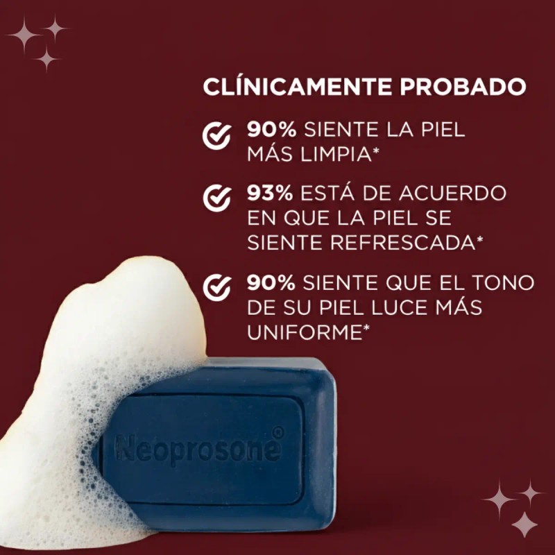 Kit Neoprosone Gel Anti Acne Serum Aclarante Limpiador Exfoliante Acido