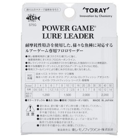 Toray Power Game Lure Leader Fluro 98.4 ft (30 m) 12LB