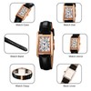 carlien Women Quartz Watch Lady Stylish Rectangle Dress Watch with