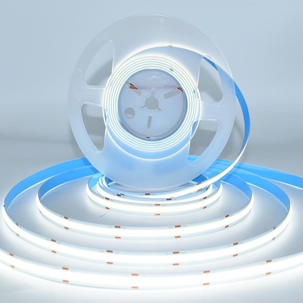 HAASHADA COB LED Strip Lights, Dimmable AC110V-130V 16.4ft Super Bright