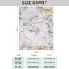 Gold Marble Throw Blanket Warm Comfortable Flannel Fleece Blanket for