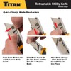 Titan 11024 Yellow Sliding Utility Knife