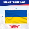 Ukraine Flag 4ft x 6ft Sewn Oxford Polyester