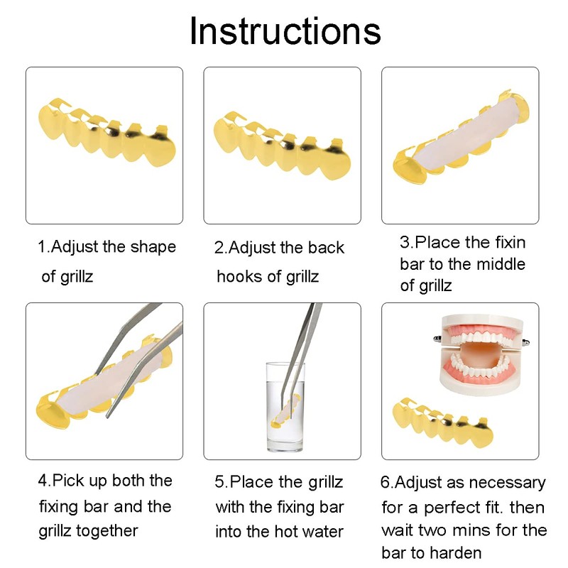 WSD Grills, metal, gold,