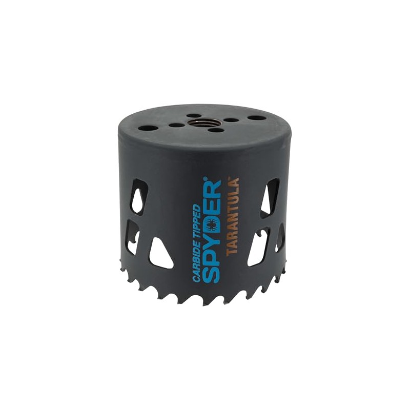 Spyder 3-Inch Carbide Tipped Metal/Wood Cutting Hole Saw (600913CF)