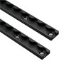 VanEssential 24" Venture Track T-6 Aluminium L-Track Black Anodized (Rectangle