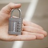 FortLocks Padlock - 4 Digit Combination Lock for Gym Outdoor