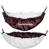 Mens Reversible Silky Satin Bamboo Beard Bonnet Bedtime Beard Bandana