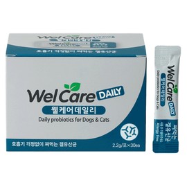 Wellcare pet daily nutritional supplement, 66g, intestinal health lactic acid bacteria, 1 pc / 웰케어 반려동물 데일리 영양제, 66g, 장건강유산균, 1개