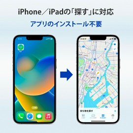 GOPPA GP-STAG-C/W-EC Anti-Lost Tag, KoKoTag, iOS Find App, Compatible with AppleFindMy, White