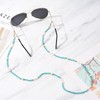 WOZEAH Eyeglass Chain for Women Stylish - Crystal Pearls Beaded