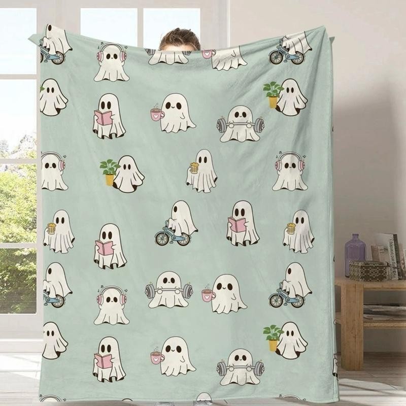 Spooky blankets - Color: Ghosts reading