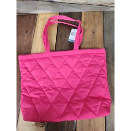 Vera Bradley East West Tote Bag Peacock Pink NEW