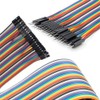 Pin Dupont Wire 10CM 120pcs Multicolor Breadboard Jumper Wire Flat