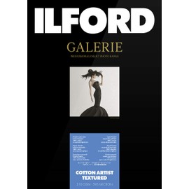 ILFORD Galerie Cotton Artist Textured A4 310GSM - 25 Sheets Professional Galerie Cotton Artist Textured A4 310GSM - 25 Sheets, White (2004052)