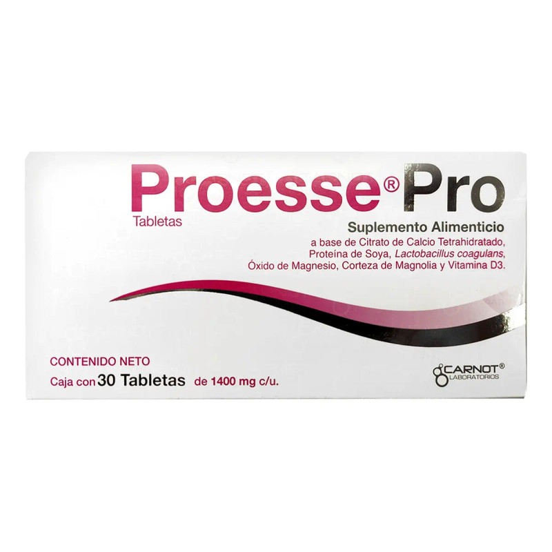 Proesse Pro 30 Tabs Suplemento A Base De Calcio Magnolia