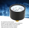 Air Compressor Pressure Gauge Iron Shell Instrument Gauge Meter Air