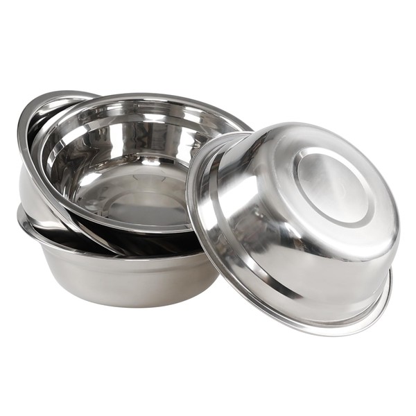 Minekkyes Stainless Steel Mixing Bowl Set of 4, Small Metal