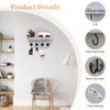 Key Holder for Wall Key Hooks Wall Mounted with Dried