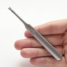 Stainless steel cuticle remover, fingernail and toenail loose skin trimmer, V-shaped cutting tool / 스테인레스 큐티클 제거기 손톱 발톱 루즈스킨 트리머 V형 컷팅 툴